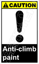 Caution 002V - anti-climb paint