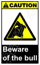 Caution 012V - beware of the bull