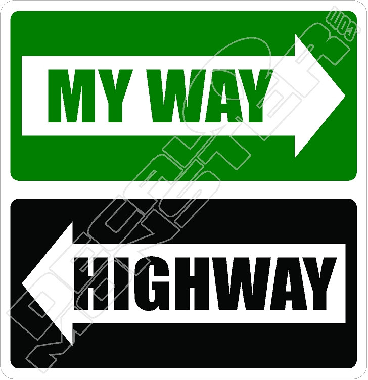 My Way Highway - DecalMonster.com