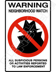 Warning Neighborhood Watch