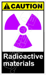 Caution 238V - radioactive materials 