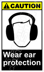 Caution 310V - wear ear protection 