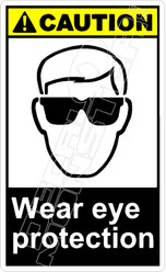 Caution 312V - wear eye protection