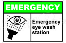 Emergency 011H - emergency eye wash station
