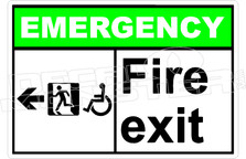 Emergency 022H - fire exit left all 