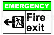 Emergency 023H - fire exit left 