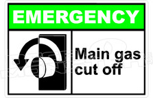 Emergency 034H - main gas cut off