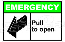 Emergency 040H - pull to open