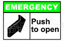 Emergency 043H - push to open