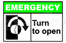Emergency 053H - turn to open right