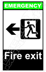 Emergency 023V - fire exit left 