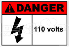 Danger 002H - 110 volts 