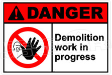 Danger 059H - demolition work in progress