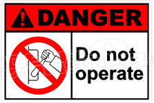 Danger 077H - do not operate 