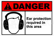 Danger 082H - ear protection required in this area