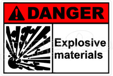Danger 095H - explosive materials