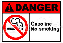 Danger 116H - gasoline no smoking
