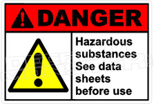 Danger 129H - hazardous substances see data sheets before use