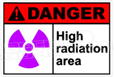 Danger 141H - high radiation area