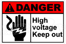 Danger 146H - high voltage keep out