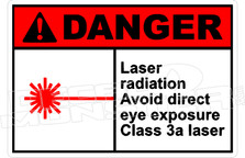Danger 199H - laser radiation avoid direct eye exposure