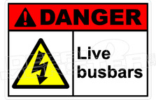 Danger 206H - live busbars 