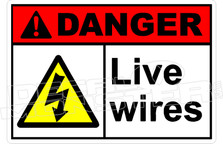 Danger 208H - live wires 
