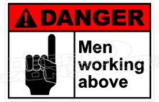 Danger 218H - men working above 