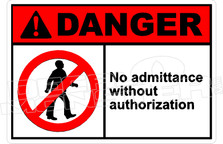 Danger 230H - no admittance without authorization 