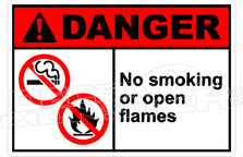 Danger 241H - no smoking or open flames
