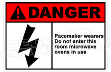 Danger 264H - pacemaker wearers do not enter this room 