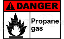 Danger 276H - propane gas 
