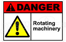 Danger 288H - rotating machinery 
