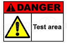 Danger 312H - test area
