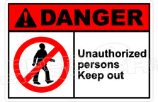 Danger 329H - unauthorized persons keep out