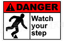 Danger 334H - watch your step 