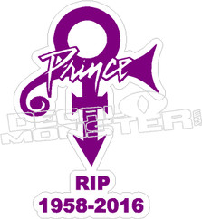 Prince Memorial Decal Sticker RIP 2016