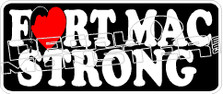 Fort Mac McMurray Strong Heart 2016 Fire Decal Sticker