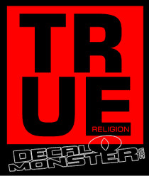 True Religion Decal Sticker