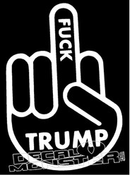 Fuck Trump 2 Decal Sticker