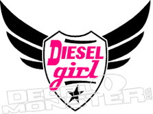 Diesel Girl Decal Sticker