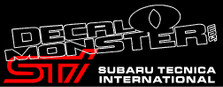 Subaru Technica International Decal Sticker