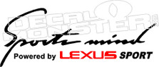 Sports Mind Lexus Sport Decal Sticker