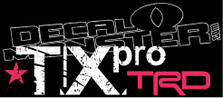 TX Pro TRD Decal Sticker