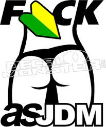 JDM as Fuck Girl Decal Sticker