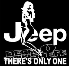 Jeep Girl Only One Decal Sticker