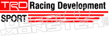 TRD Racing Development Sport3 Decal Sticker