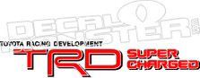 TRD Racing Development Supercharged Decal Sticker