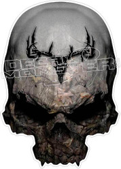 Deadly Buck Skull Decal Sticker