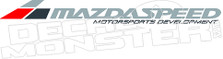 MazdaSpeed Motorsports Development Decal Sticker
